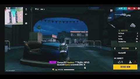 Auto headshot hacker in training ground with double awm