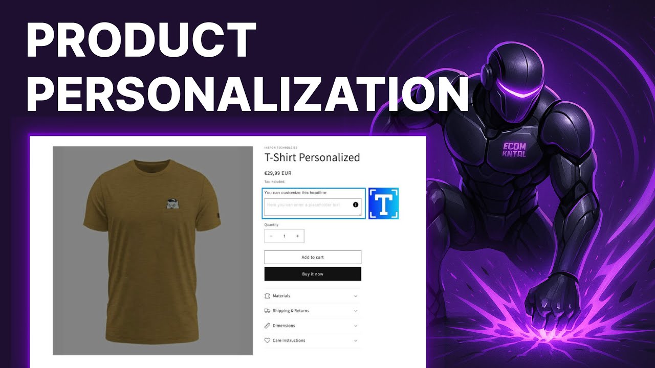 How to Add Personalization Box on Shopify (2026) | Product Page