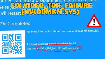 Fix VIDEO_TDR_FAILURE (nvlddmkm.sys) in Windows 10/11