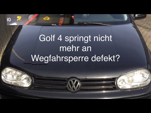 VW Polo Wegfahrsperre deaktivieren / ausschalten 
