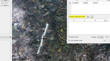 How do align a point cloud with GCPs in CloudCompare?
