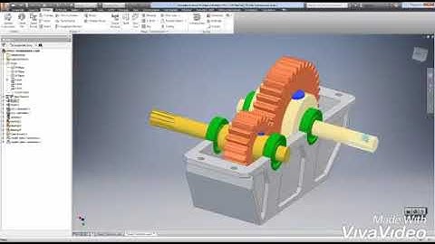Gear train design using autodesk inventor-project assignment for skyfi labs online course