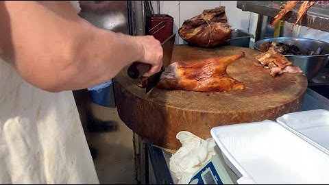 HongKong Food | Quick Lunch Boxes of Chopped Chickens and Pork