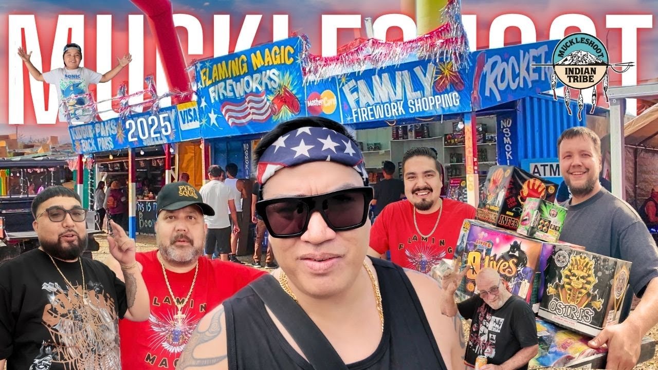 2025 Muckleshoot Firework Mall Shopping $370 Budget