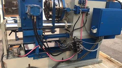 AUTOMATIC PIPE THREADING MACHINE FOR GI,ERW TUBE 2.1 2" TO 6" VIDEO sales@nationalcuttingtools.com