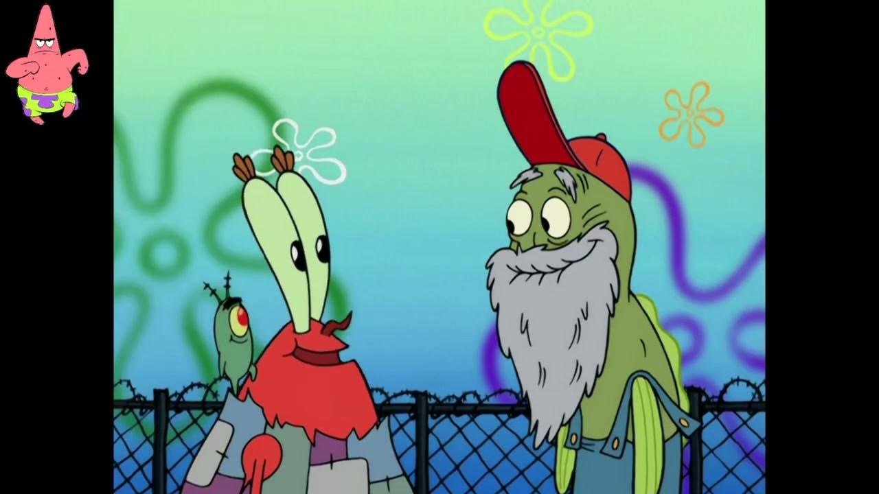 Old man jenkins eating krabs and plankton s patty for 10 hours youtube