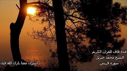 الشيخ محمد جبريل سورة قريش koraysh Mohamad Jibril قران كريم