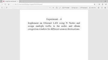 EXPT NO.4: Implement Ethernet LAN using n nodes and assign multiple traffic to the nodes