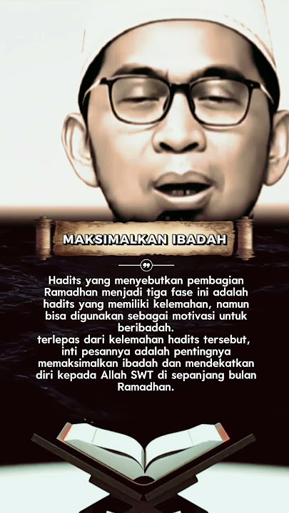 Maksimalkan ibadah #religi #ustadzadihidayat #quotes