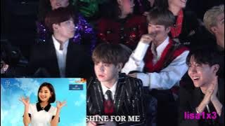 181106 BTS (Suga,Jin,RM,Jk,J-Hope) reaction to Twice - What is Love, DTNA, YoY @MGA 2018