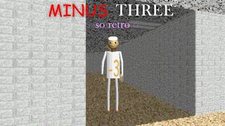 SO RETRO!! - MINUS THREE (Baldi Mod) [SO RETRO Mode]