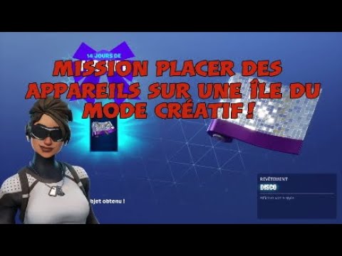 14-jours-de-fortnite-mission-:-poser-des-appareils-sur-une-Île-du-mode-créatif-|-noël