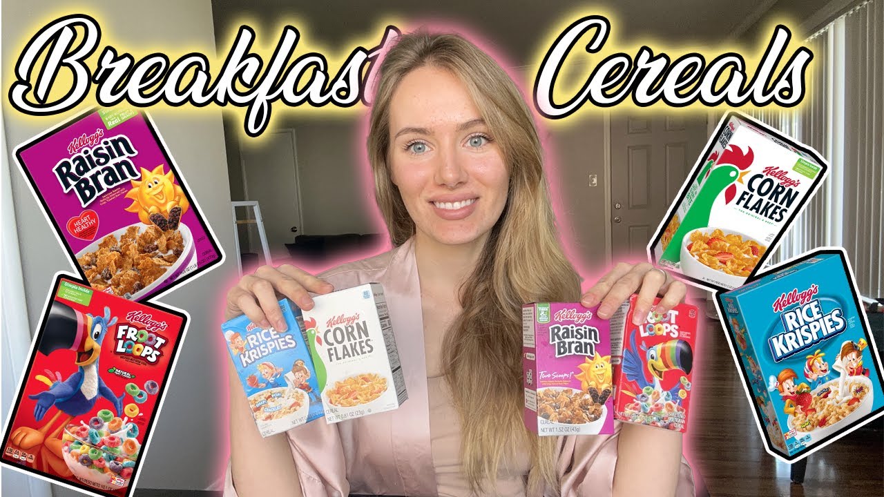 I Try US Breakfast Cereals!! Raisin Bran, Froot Loops, Rice Krispies