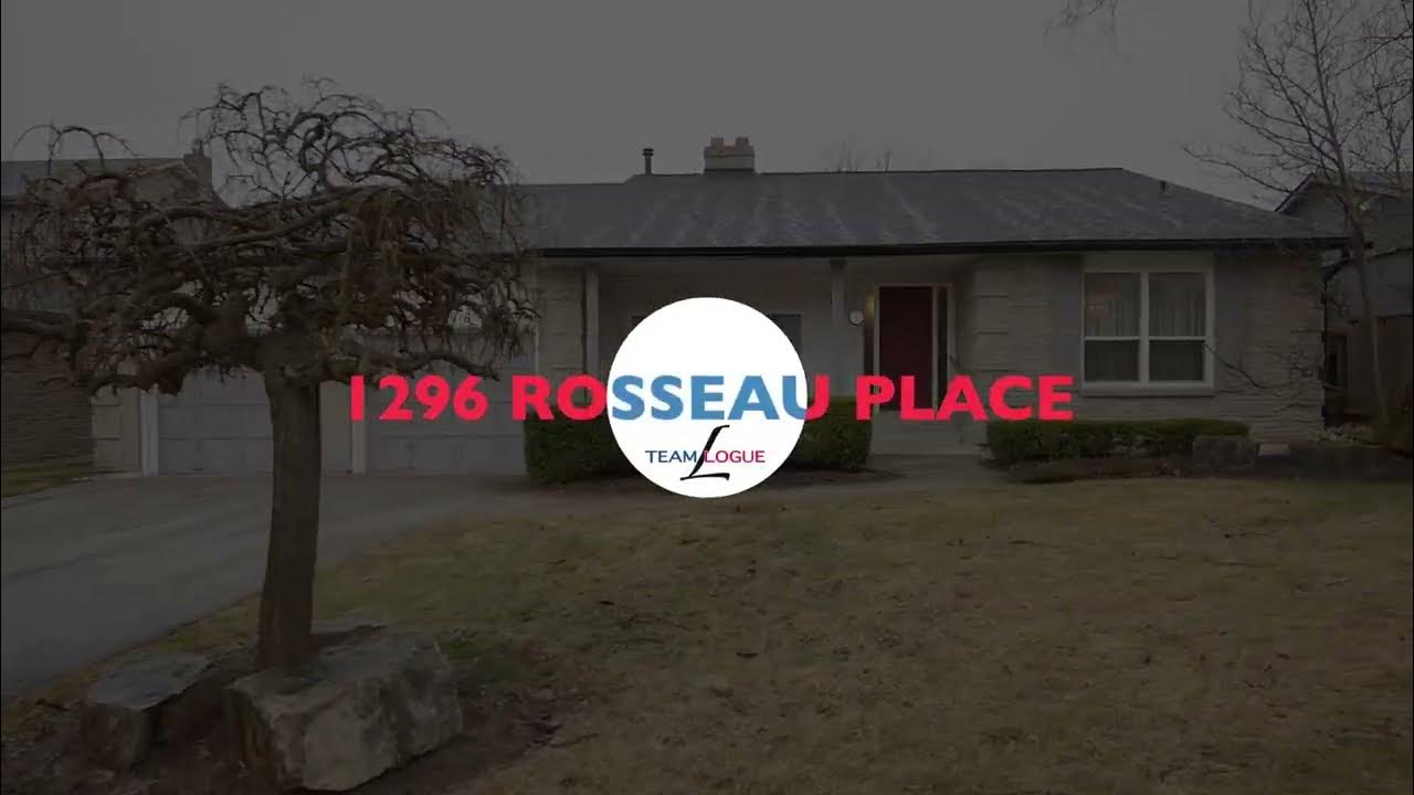 1296 Rosseau Place, Burlington Homes for Sale YouTube