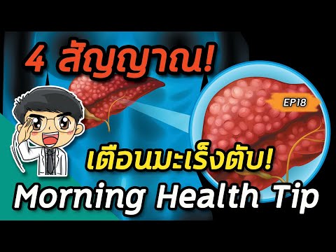 Morning health tip EP18 : 🚨4 สัญญาณเตือนมะเร็งตับ🚨