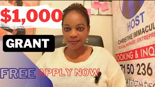 GET $1,000 FOR FREE IN 5 SECONDS (LIVE NOW)| New Grants 2024 | Earn Money Online