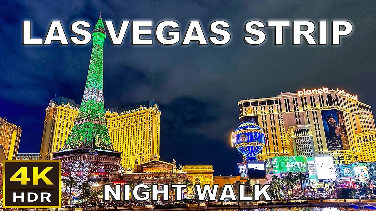 [4K HDR] Las Vegas Strip Night Walking Tour | 2024 | Las Vegas, Nevada