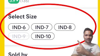 meesho me ind ka matlab kya hota hai | meesho ind 6 & 7 size screenshot 1