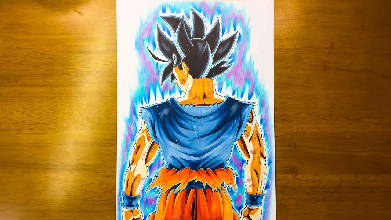 第5弾 ラスト 孫悟空 身勝手の極意 兆 描いてみた Drawing Goku Ultra Instinct Youtube