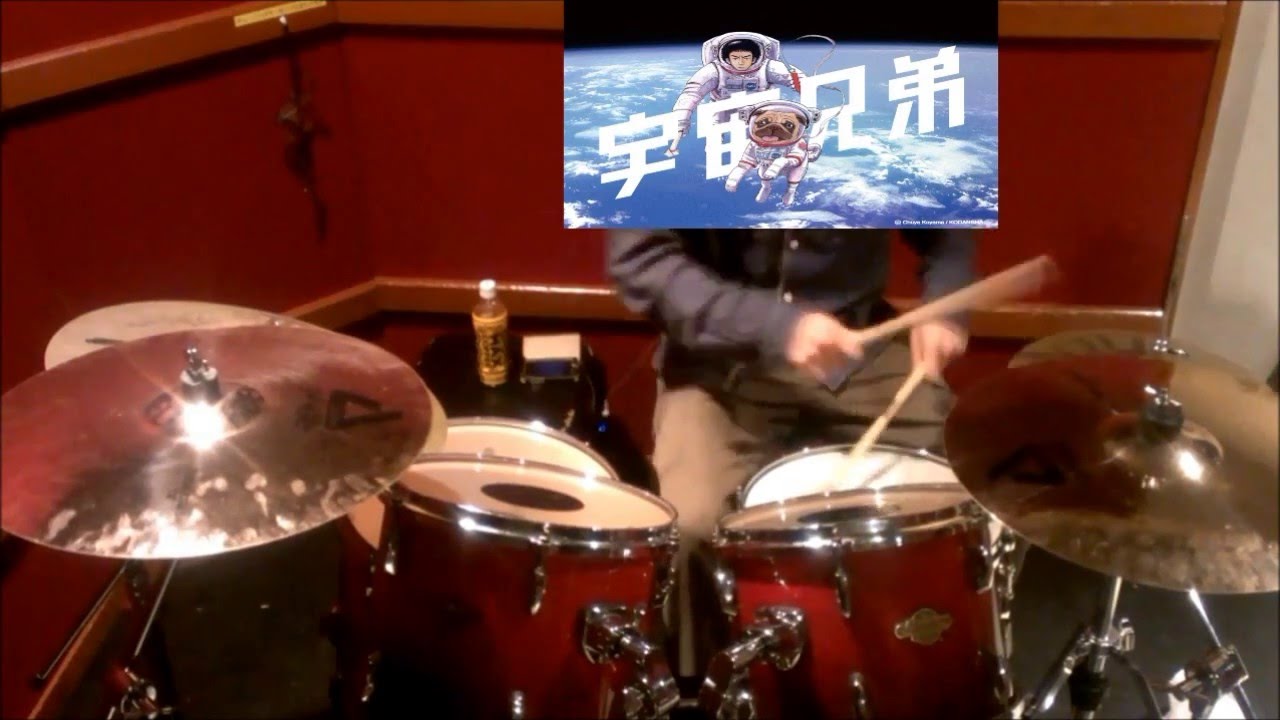 ドラム 宇宙兄弟ｏｐ Tacica Halo 叩いてみた Youtube