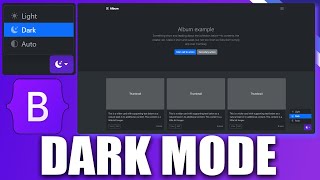 Dark Mode - Bootstrap 5.3 screenshot 4