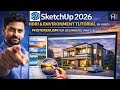 SketchUp 2026 HDRI & Environment Tutorial in Hindi | Photorealism for Beginners (Part-5)