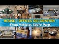 Decoration from Vehicle Spare parts | Office and Home Decoration | Old Spareparts of Vehicles