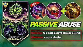 GLOBAL BELERICK UNLIMITED PASSIVE DAMAGE BUILD 2026!! 💀(must try) MLBB