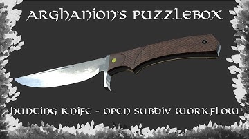 Hunting Knife || 3ds Max Tutorial || Open Subdiv || Workflow