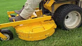 Walker mower demo
