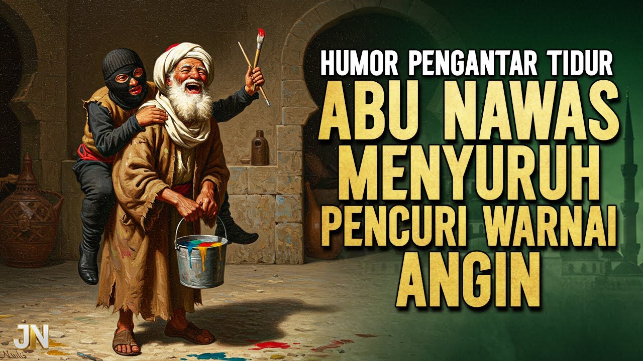 ABU NAWAS MENYURUH PENCURI MEWARNAI ANGIN || CERITA LUCU PENGANTAR TIDUR