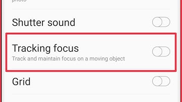 Enable Tracking focus | Camera Settings in LG Phones