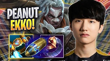 PEANUT PERFECT GAME WITH EKKO! - GEN Peanut Plays Ekko JUNGLE vs Viego! | Season 2023