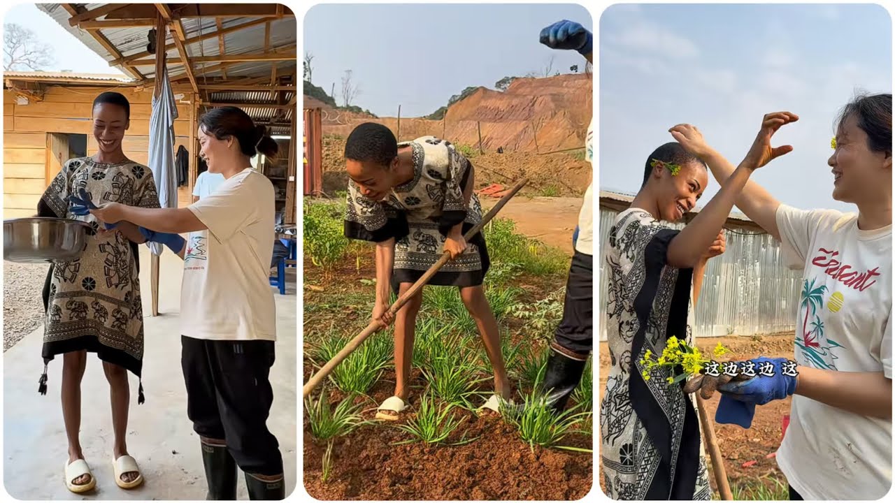Digging the Field with Felista 😂🌱 | “Eat More, So the Soil Gets Fertilizer”