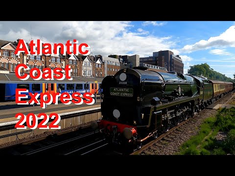 Atlantic Coast Express steam train - 35028 Clan Line 2022