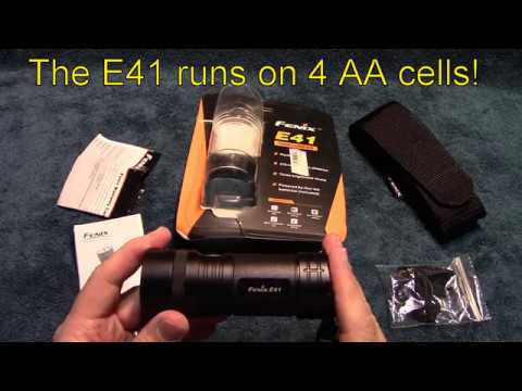 Fenix E41 flashlight review!