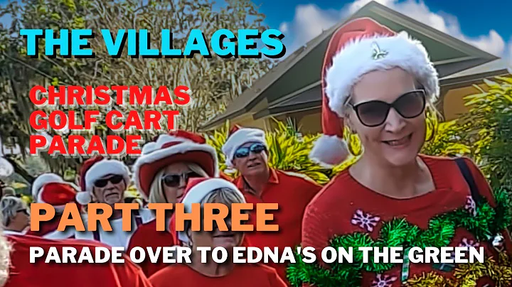 Christmas Golf Cart Parade - Parade to Edna's on t...