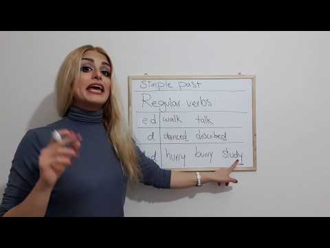 Simple Past Regular verbs  زمان ها درانگلیسی قسمت هفتم گذشته ساده افعال با قاعده