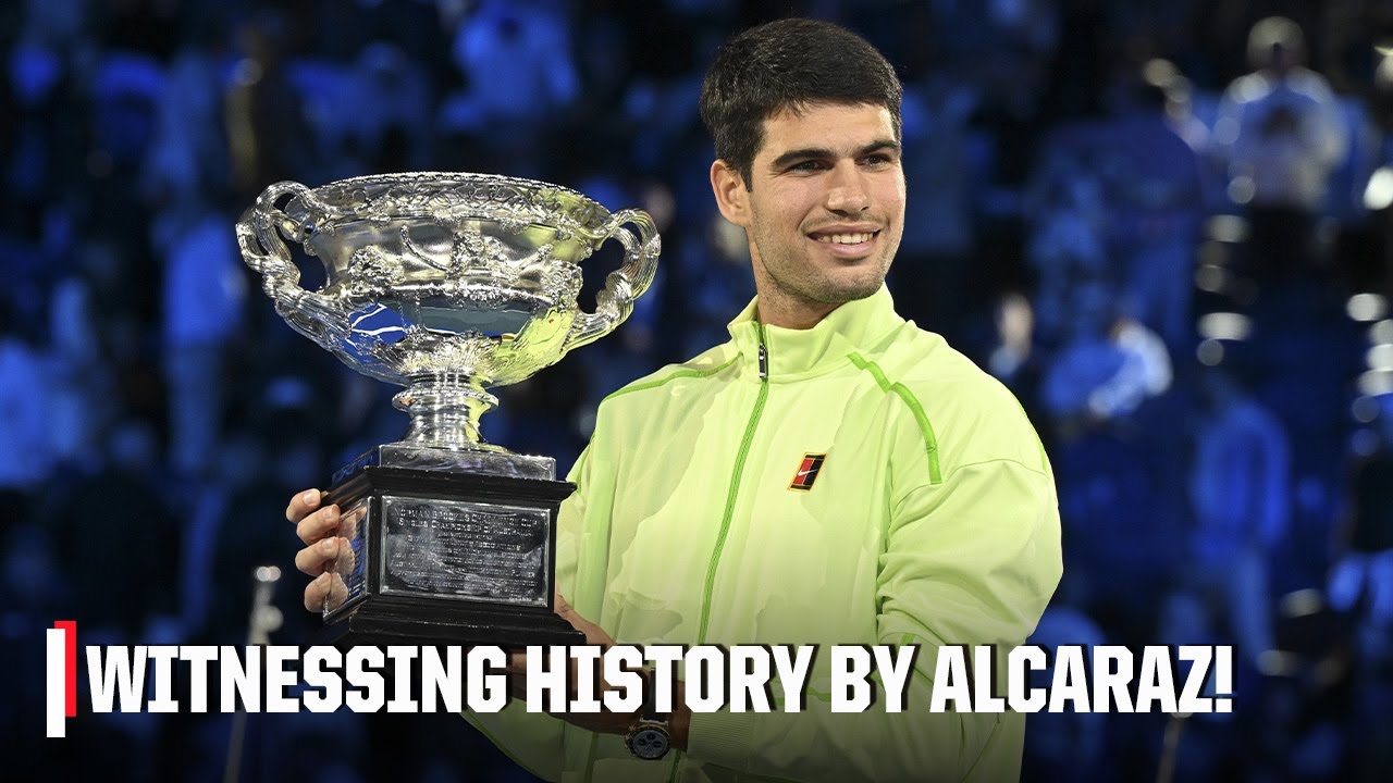 Witnessing history as Carlos Alcaraz completes career grand slam with 2026 Australian Open title!