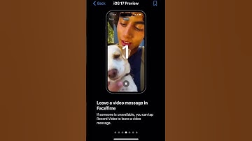 iOS17-videoberichten! Laat FaceTime-videoberichten achter op je iPhone #youtubeshorts #ios17