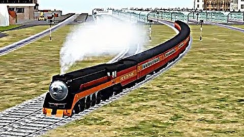 Train Sim - Mountain Pass Using Southern Pacific 4449 Again - Simulasi Kereta Api