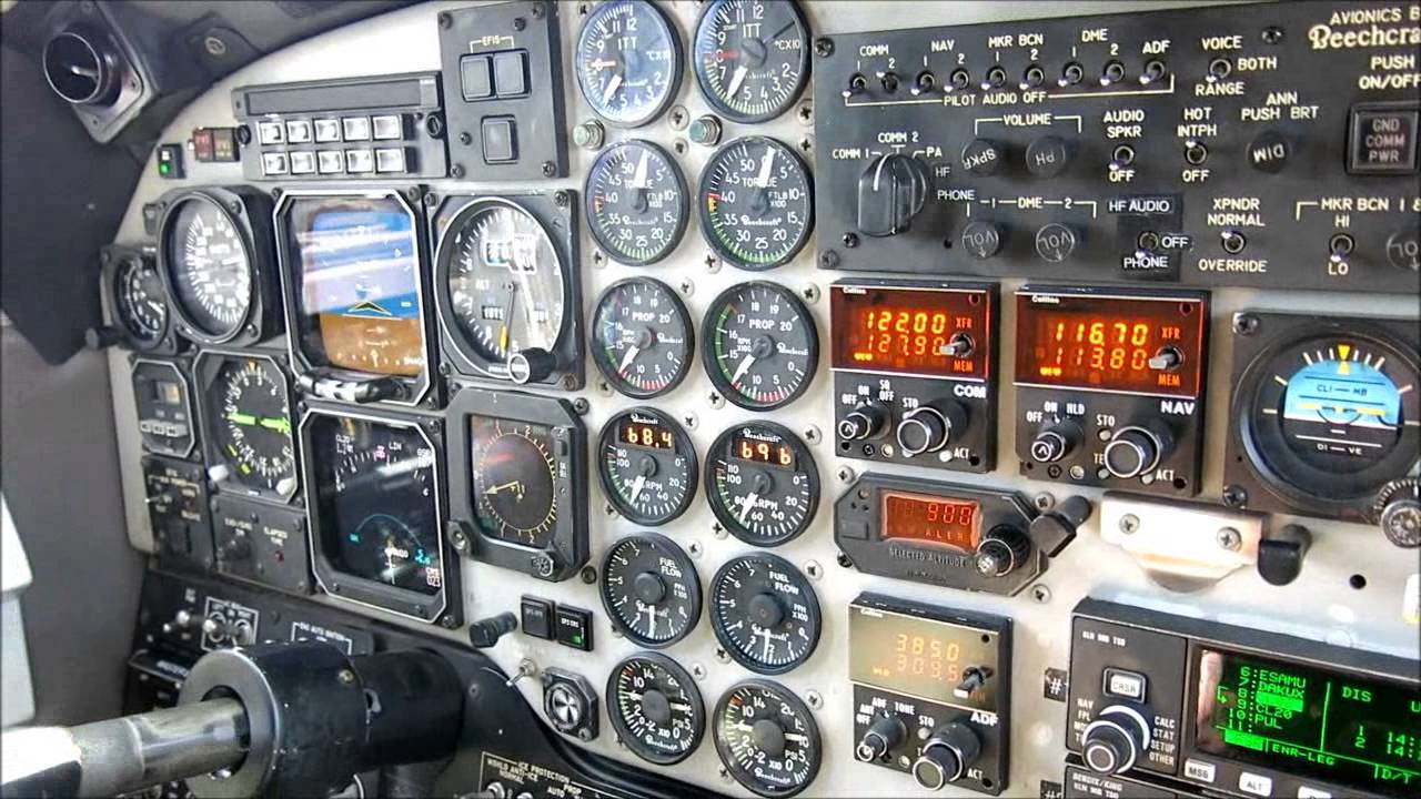 Beech 1900D EFIS power/squat switch interconnect YouTube