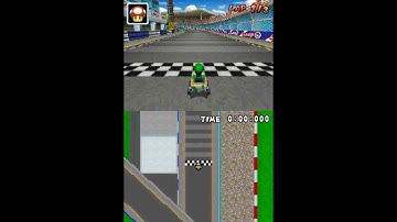 Mario Kart DS, Snaking on Figure-8 Circuit