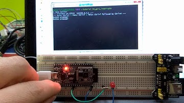GPIO interrupts with esp32