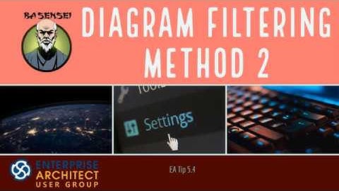 Enterprise Architect Tip 5.4 - Diagram Filtering (Method 2)