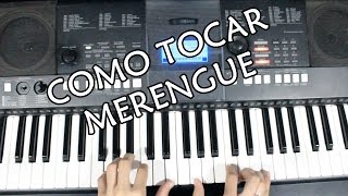 Como Tocar Merengue / Tutorial Piano (Rapido y Sencillo) chords