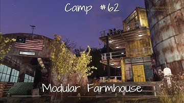 Fallout 76 Camp Build | Modular Farmhouse | Clean // Modern // Pre-Existing Structure