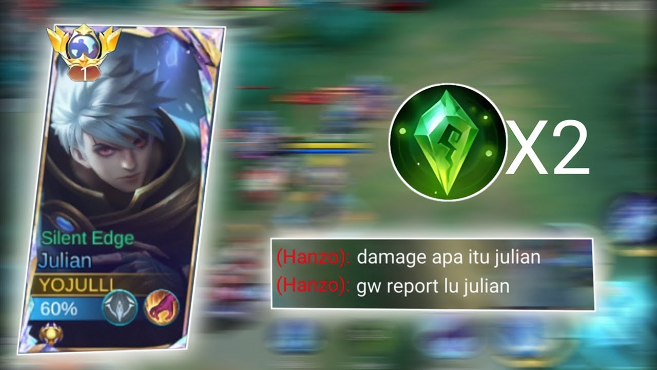 BUILD JULIAN FULL DAMAGE 2 HOLY CRSYTAL 2026 💀🔥 ~Mobile Legends