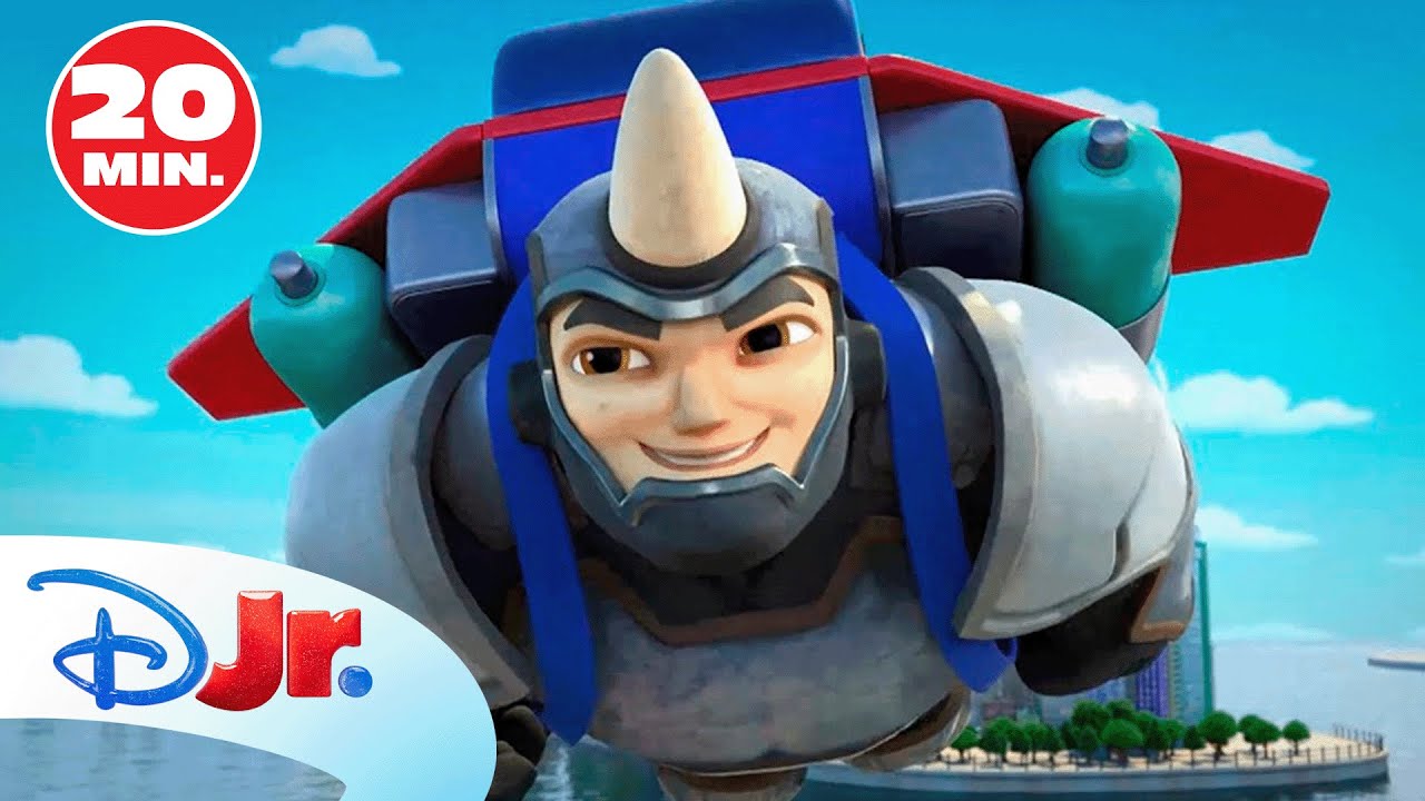 MARVEL SPIDEY Y SU SUPEREQUIPO: Spidey y su superequipo contra Rhino 🦏 | @DisneyJuniorES