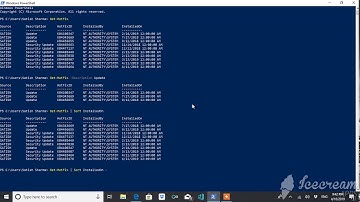 PowerShell | Microsoft updates on local system